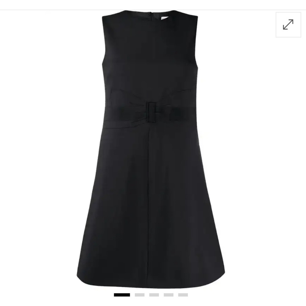 Red Valentino Black Mini Dress with Bow Detail US4/IT40